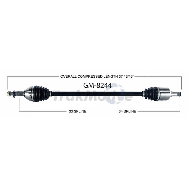 Surtrack Axle Cv Axle Shaft, Gm-8244 GM-8244 - main